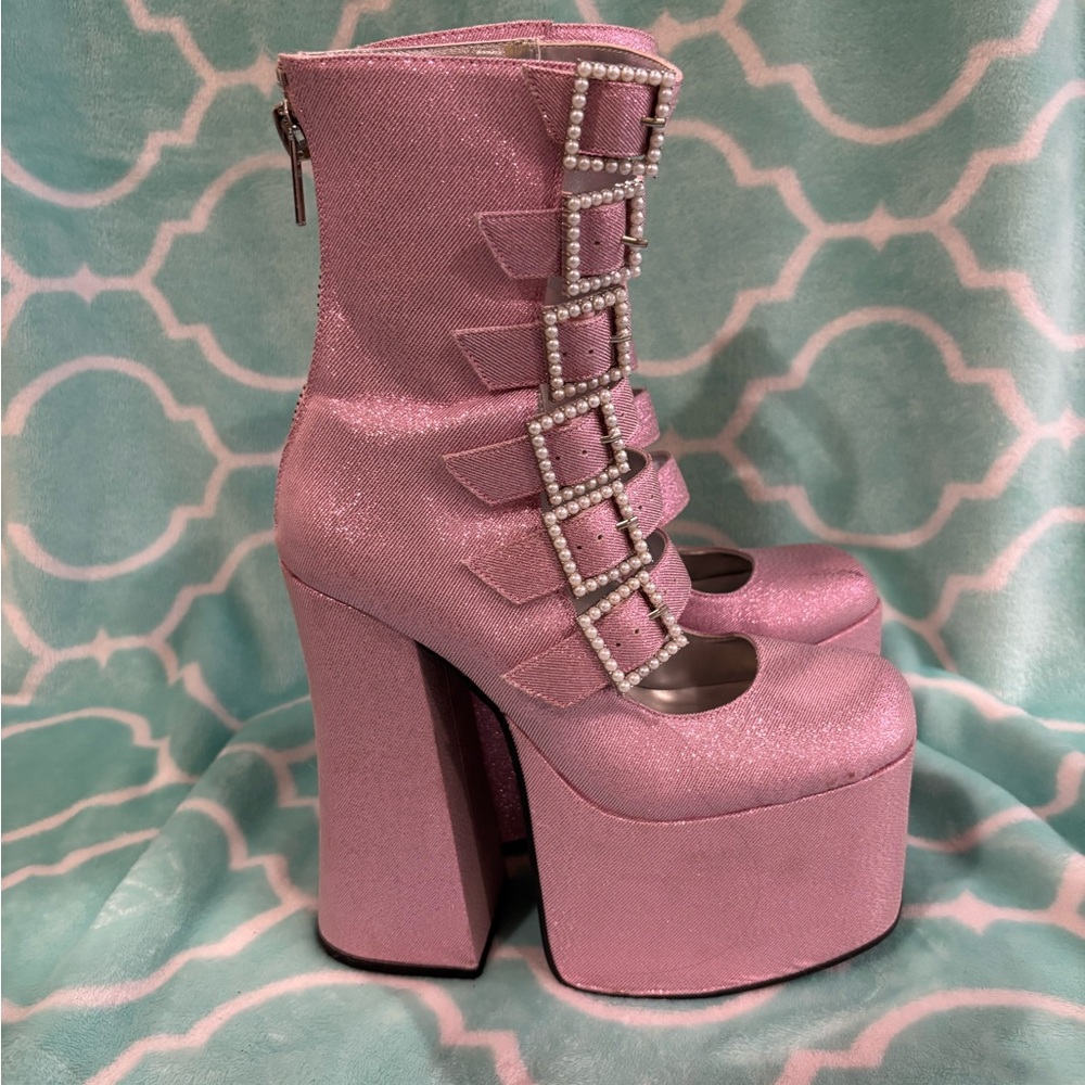 Dolls Kill Sugar Thrillz Platform Boots